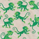 Monkey Paper- Green and Light Green 22x30 Inch Sheet