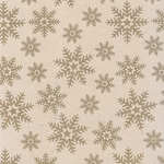 Natural Paper with Gold Snowflakes 20X30" Sheet