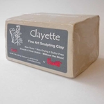 Chavant Clayette Fine Art Scuplting Clay 2 lb Block - Soft