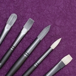 Jack Richeson Grey Matters Brush Set of 5 Brushes