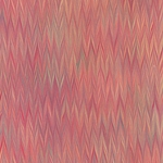Handmade Italian Marble Paper- Zig Zag Red & Yellow 19.5 x 27" Sheet