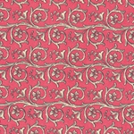Carta Varese Florentine Paper- Scrolls on Red 19x27 Inch Sheet