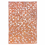 Spiderweb Amate Bark Paper from Mexico- Orange 15.5x23 Inch Sheet