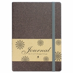 Shizen Design Acid Free Journal- 6"x8" Brown Cover (White Pages)