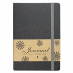 Shizen Design Acid Free Journal- 6"x8" Black Cover (White Pages)