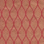 Zebra Leaf- Gold on Red 22x30" Sheet