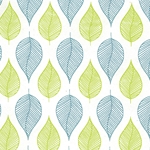 Tea Leaves- Turquoise/Lime 22x30" Sheet