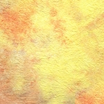 Thai Sheer Watercolor Momi – Yellow/Peach/Lavender 23x34" Sheet