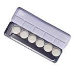 NEW! Metal Folding Palette with 6 Round Pans