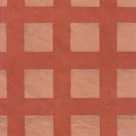 Nepalese Printed Paper- Copper Squares on Sandalwood 20x30" Sheet