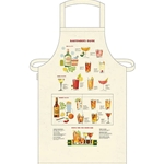 Cavallini Apron- Vintage Bartender's Guide
