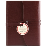 Italian Leather Journal- Toscana Red