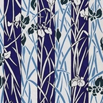 White &amp; Deep Indigo Iris Stripes - 18"x24" Sheet