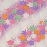 Pastel Cherry Blossoms &amp; Maple Leaves - 31.5"x22" Sheet