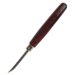 Curved Slim Etching Burnisher with Wood Handle