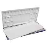 Watercolor 26 Well Color Palette Box with Rubber Gasket Seal
