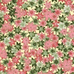 Pink &amp; Green Leaves - Chiyogami Paper