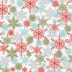 Urban Snowflakes Paper 19"x26" Sheet