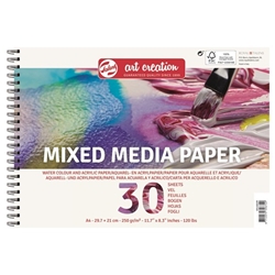 Talens Art Creation Paper Mix Media Paper A4, 250G, 30 Pages