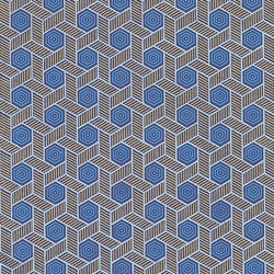 **NEW!** Woven Lattice in Blue and Gold 22x30" Sheet