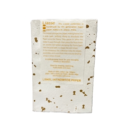 Lamali Liasse Soft-Cover Handmade Books - Speckled Gold