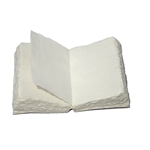 Lamali Liasse Soft-Cover Handmade Books - White