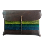 Lamali Ninki Journals in Leather Pouch - Cool Tones