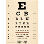 Cavallini Decorative Paper - Eye Chart 20"x28" Sheet