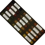 Mt. Vision Handmade Soft Pastels - Dark Earth Colors 15 pc. Set