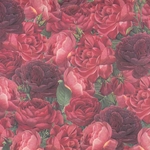 Tassotti Paper- Red Roses 19.5x27.5 Inch Sheet