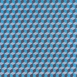 Tassotti Paper- Azure Blue Cubes 19.5x27.5 Inch Sheet