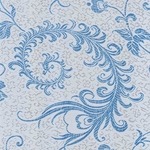 Chinese Brocade Paper- Lucky Wedding Blue 26x16.75" Sheet