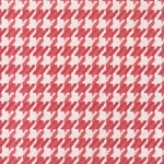 Tassotti Paper- Houndstooth Red 19.5x27.5 Inch Sheet