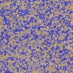 Golden Metallic Spatter on Cobalt Blue 19x25" Sheet