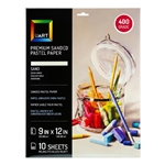 UART Premium Sanded Pastel Paper - 9"x12" - 400 Grade - 10 Sheet Pack