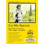 Bee Paper 9"x12" 80 lb. (130 gsm) AF Co-Mo Sketch 100 Sheet Pack