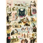 Cavallini Decorative Paper - Cat Collage 20"x28" Sheet