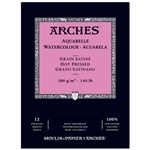 Arches 140lb Watercolor Pads - Hot Pressed