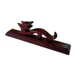 Handmade Rosewood Dragon Brush Rest