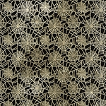 Spiderweb- Gold Foil on Black Paper 22x30" Sheet