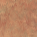 Handmade Italian Marble Paper- Rain Drop Orange Tan 19.5 x 27" Sheet
