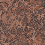 Handmade Italian Marble Paper- Stone Marble Brown Tan on Craft 19.5 x 27" Sheet