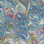 Nepalese Marbled Paper- Multicolor Speckled Waves