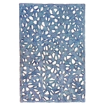 Spiderweb Amate Bark Paper from Mexico- Blue 15.5x23 Inch Sheet