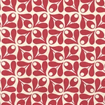 Olive Sprigs- Red on Cream 22x30" Sheet