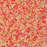Golden Metallic Splatter on Deep Red 19x25" Sheet
