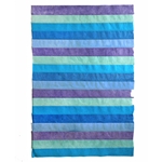 Nepalese Striped Collage Paper- Shades of Blue/Violet Collage 20x30" Sheet