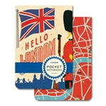 Cavallini London Pocket Notebook Set