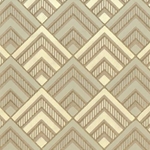 Printed Cotton Paper from India- Art Deco Pyramids 20x30" Sheet
