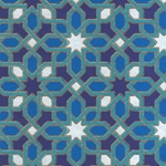Printed Cotton Paper from India- Morroccan Night 20x30" Sheet